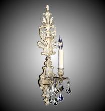  WS9484-A-13S-ST - 1 Light Filigree Extended Top Wall Sconce
